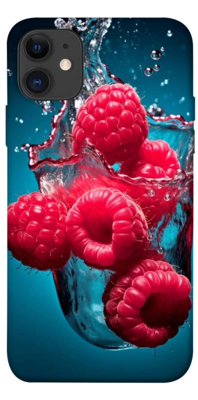 Чохол на Apple iPhone 11 (6.1") Малинка у воді фото 1 з 1