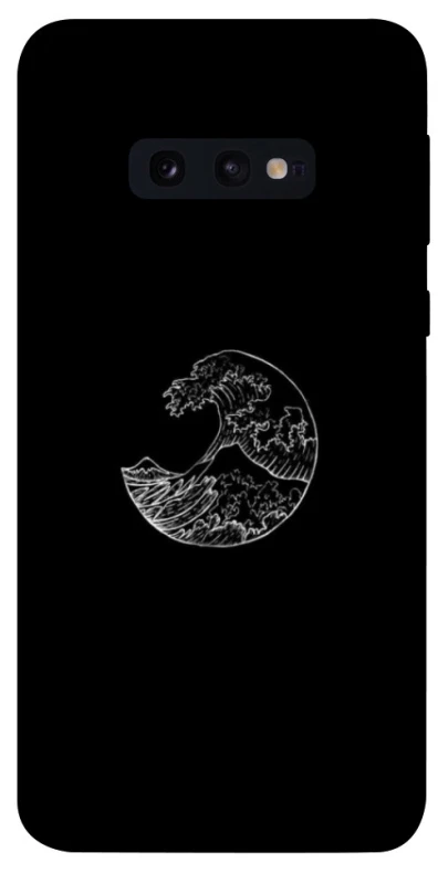 Чохол на Samsung Galaxy S10e Black tsunami фото 1 з 1