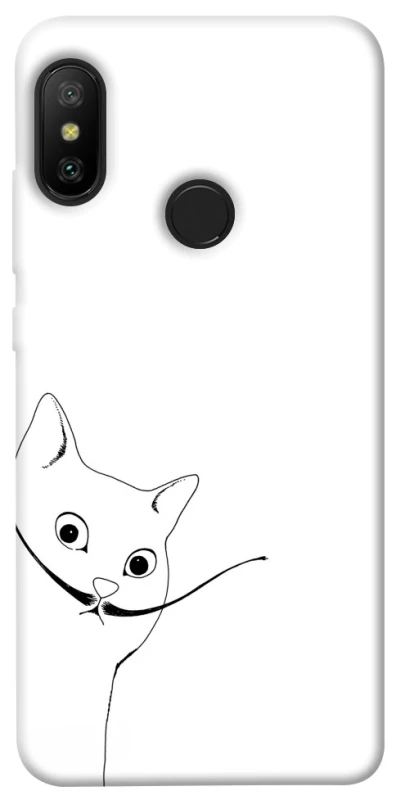 Чохол на Xiaomi Mi A2 Lite / Xiaomi Redmi 6 Pro Кіт Дали фото 1 з 1