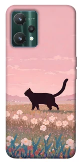 Чехол на Realme 9 Pro cat on a field фото 1 из 1