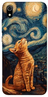 Чохол на Xiaomi Redmi 7A van gogh cat фото 1 з 1
