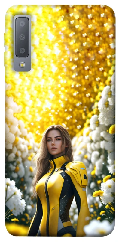 Чохол на Samsung A750 Galaxy A7 (2018) Cyber space girl ver.2 фото 1 з 1