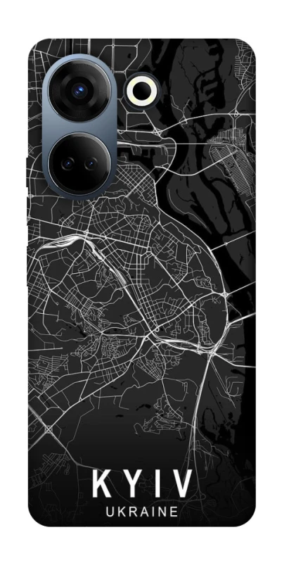 Чехол на TECNO Camon 20 Pro (CK7n) Kyiv map фото 1 из 1