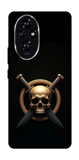 Чохол на Honor 200 Golden Skull фото 1 з 1