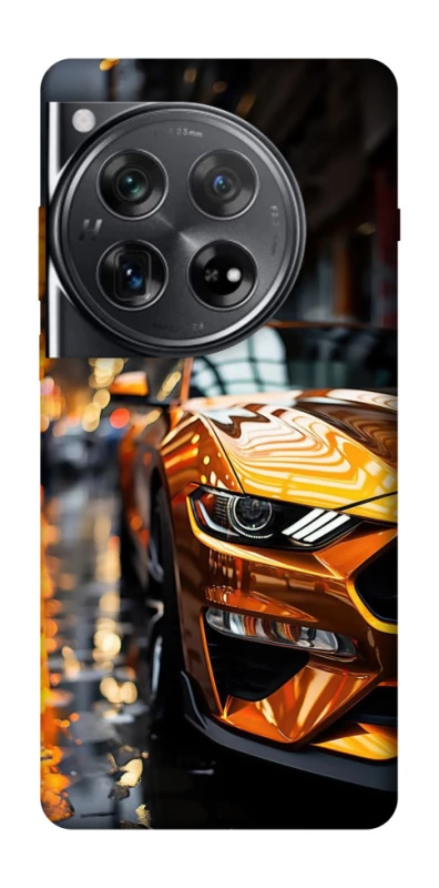 Чохол на OnePlus 12 Golden sports car фото 1 з 1