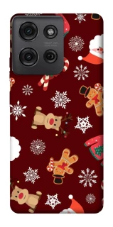 Чехол на Motorola Moto G75 Новогодний v6 фото 1 из 1