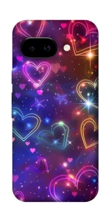 Чехол на Google Pixel 9a Drawn hearts фото 1 Чехол на Google Pixel 9a Drawn hearts фото 1 из 1