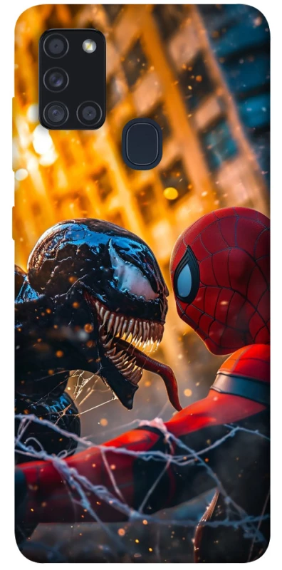 Чохол на Samsung Galaxy A21s Venom vs Spiderman фото 1 з 1