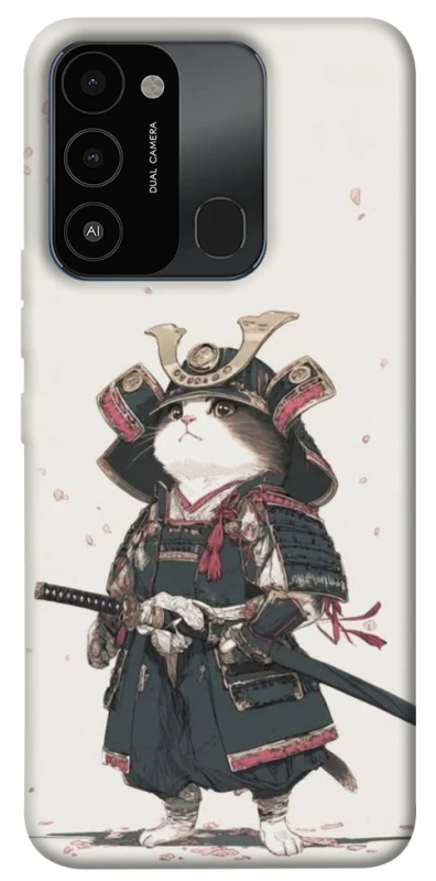 Чохол на TECNO Spark 8C Samurai Cat Warrior фото 1 з 1