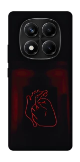 Чехол на Xiaomi Redmi Note 14 Pro 4G Красное сердце фото 1 из 1