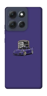 Чехол на Motorola Moto G86 Power Porsche purple фото 1 из 1