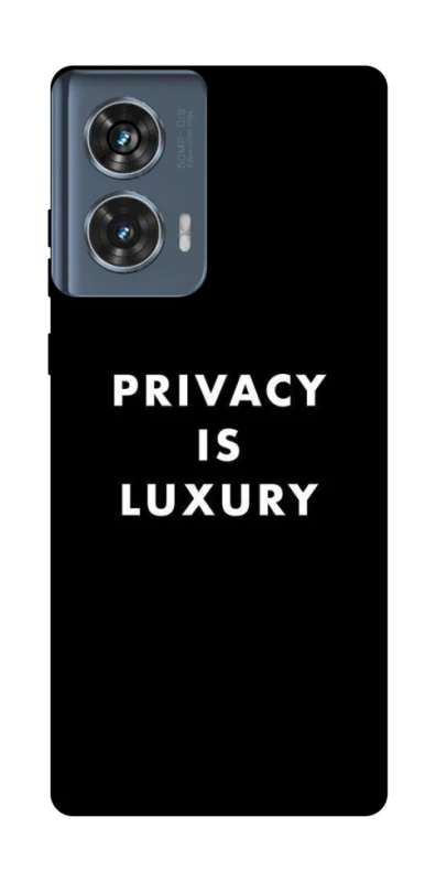 Чохол на Motorola Edge 50 Privacy is luxury фото 1 з 1