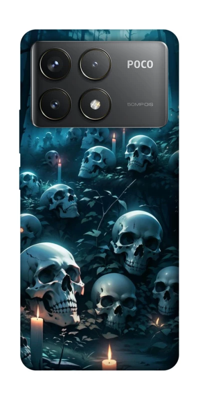 Чохол на Xiaomi Poco F6 Pro Skulls v3 фото 1 з 1