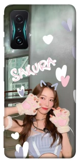 Чехол на Xiaomi Redmi K50 Gaming Sakura - LE SSERAFIM фото 1 из 1