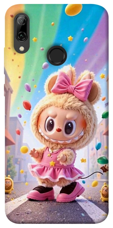 Чохол на Huawei P Smart (2019) Labubu rainbow фото 1 з 1