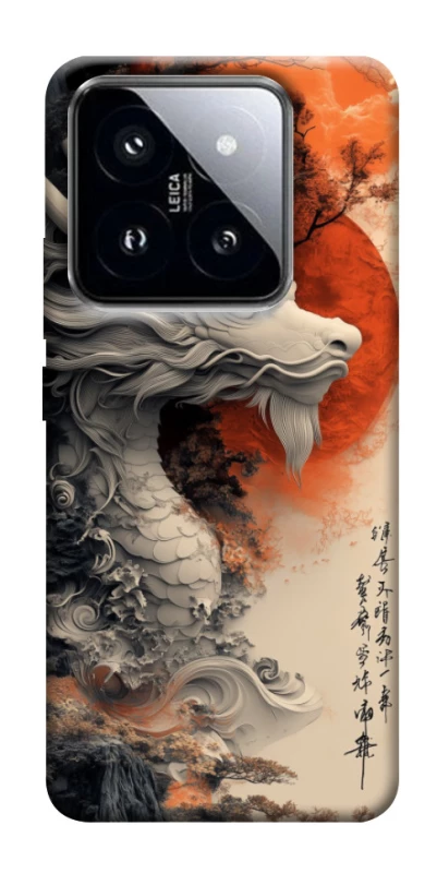 Чохол на Xiaomi 14 Pro white dragon фото 1 з 1