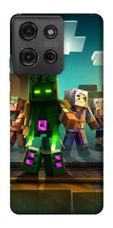 Чохол на Motorola Moto G75 Minecraft dungeon фото 1 з 1