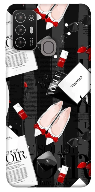 Чехол на ZTE Blade A52 Fashion collage ver.4 фото 1 из 1