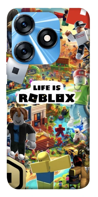 Чехол на TECNO Spark 10 Life is Roblox фото 1 из 1