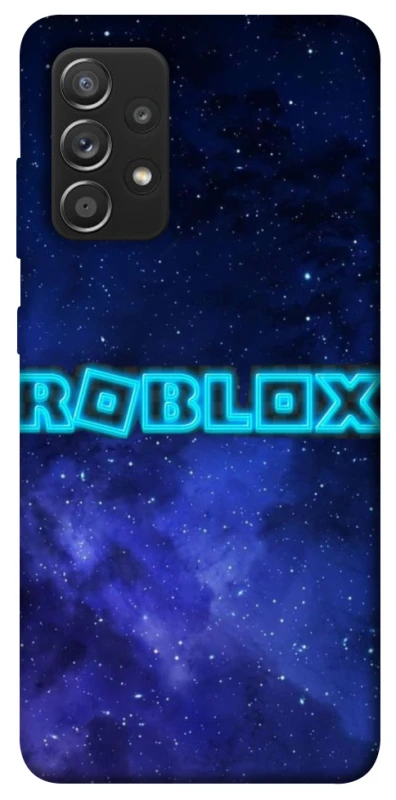 Чохол на Samsung Galaxy A52 4G / A52 5G Roblox Space Logo Blue фото 1 з 1