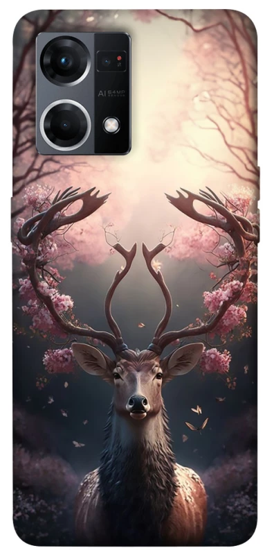 Чохол на Oppo Reno 7 4G Скандинавський олень v3 фото 1 з 1
