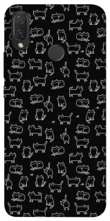 Чохол на Huawei P Smart+ (nova 3i) Black Cats фото 1 Чохол на Huawei P Smart+ (nova 3i) Black Cats фото 1 з 1