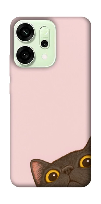 Чохол на Oppo Reno 14 Peeping cat фото 1 з 1