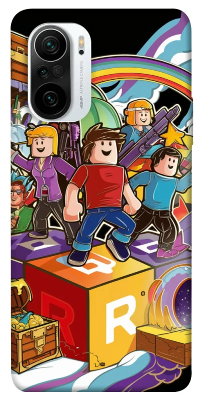 Чехол на Xiaomi Redmi K40 / K40 Pro / K40 Pro+ / Poco F3 Roblox family фото 1 из 1