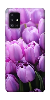 Чехол на Samsung Galaxy A51 5G Фиолетовые тюльпаны фото 1 из 1