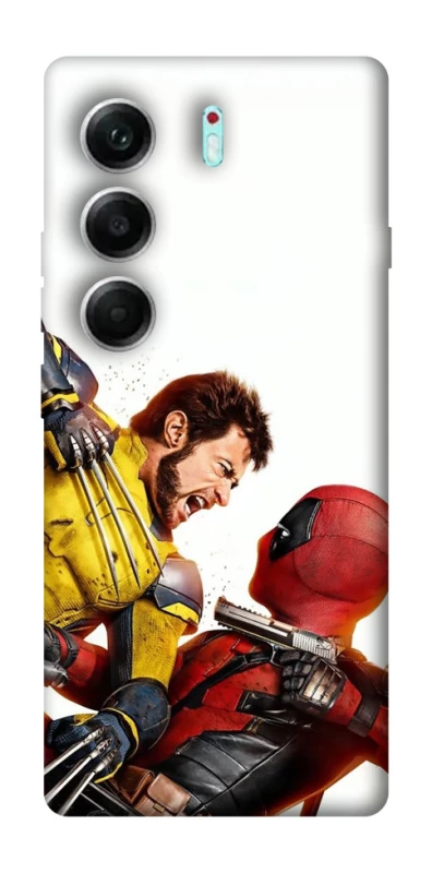 Чехол на Tecno Camon 40 Pro 5G Deadpool and Wolverine фото 1 из 1