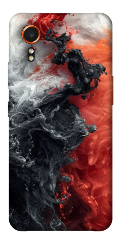 Чохол на Samsung Galaxy Xcover7 Black and Red фото 1 з 1