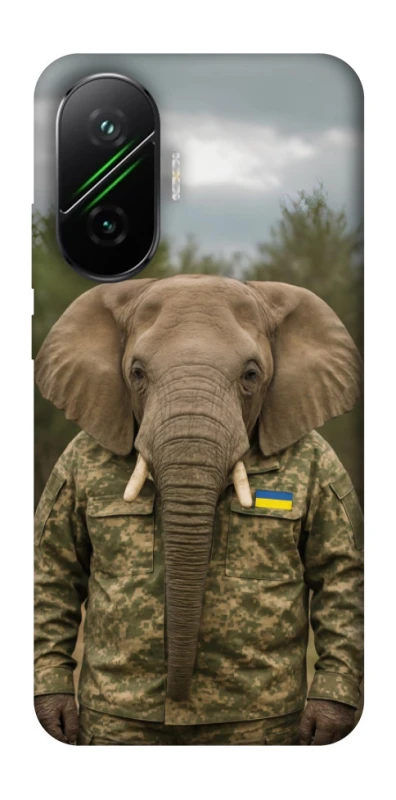 Чохол на Xiaomi Poco F7 Слон захисник фото 1 з 1