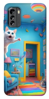 Чохол на Nokia G60 crazy cat фото 1 з 1
