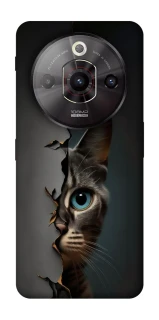 Чехол на ZTE Nubia Focus Pro Кот-подглядыватель v2 фото 1 из 1