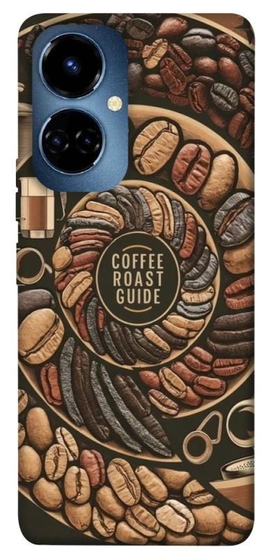 Чехол на TECNO Camon 19 Coffee roast guide фото 1 из 1