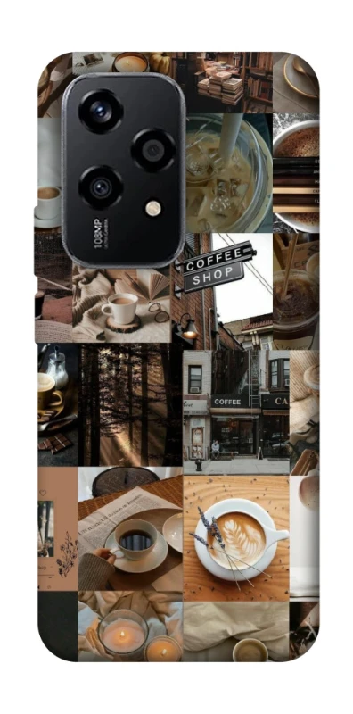 Чохол на Honor 200 Lite Coffee collage ver.3 фото 1 з 1