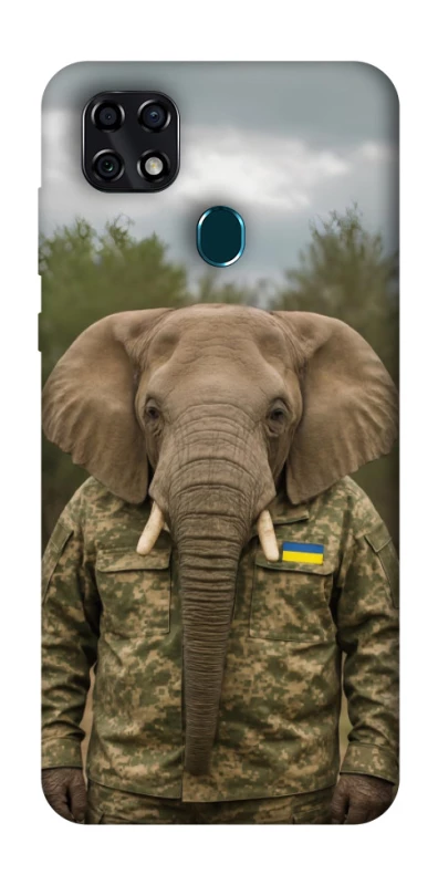 Чехол на ZTE Blade 20 Smart Слон защитник фото 1 из 1