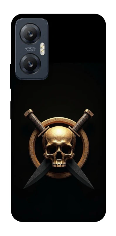 Чохол на Infinix Hot 20 5G Golden Skull фото 1 з 1
