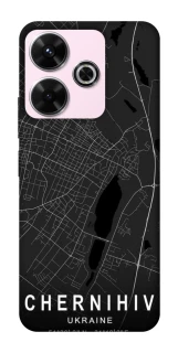 Чохол на Xiaomi Poco M6 4G Chernihiv map фото 1 з 1