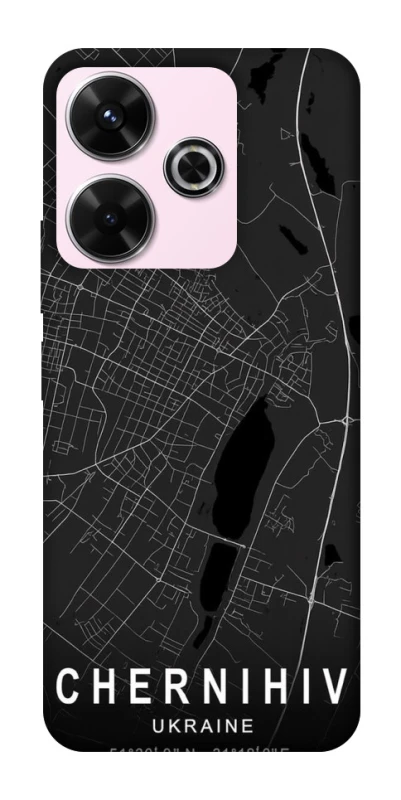 Чохол на Xiaomi Redmi 13 4G Chernihiv map фото 1 з 1