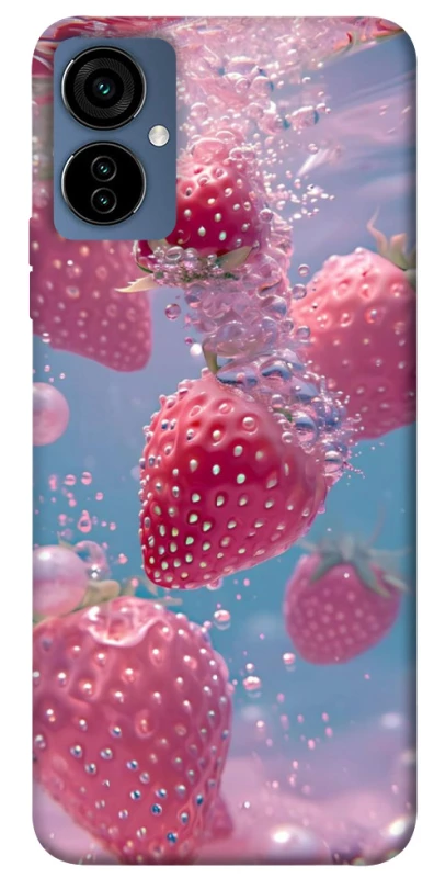 Чохол на TECNO Camon 19 Neo Полуниця в воді фото 1 з 1