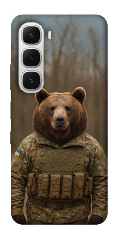 Чохол на Infinix Hot 60i Ведмідь захисник фото 1 з 1