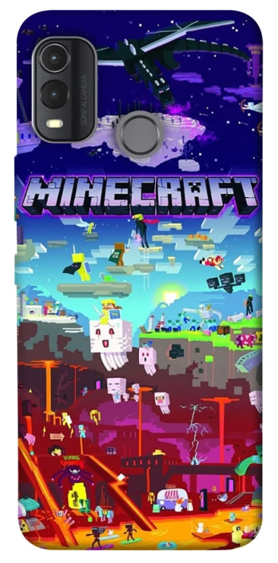 Чохол на Nokia G11 Plus Minecraft world фото 1 з 1