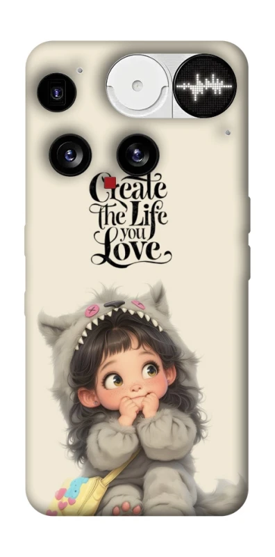 Чохол на Nothing Phone (3) Create the life you love фото 1 з 1