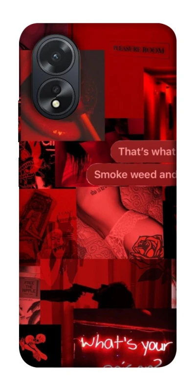 Чохол на Oppo A18 Love collage ver.1 фото 1 з 1