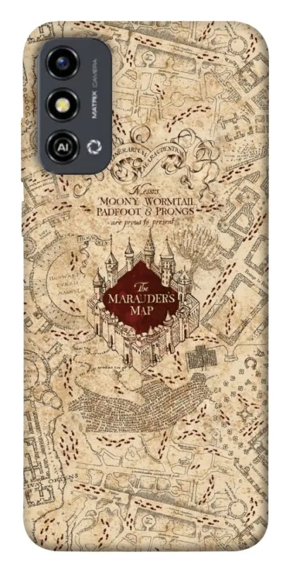 Чохол на ZTE Blade A53 Marauders map фото 1 з 1