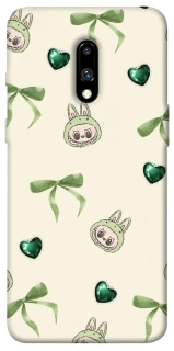 Чохол на OnePlus 7 Labubu Green Heart фото 1 з 1