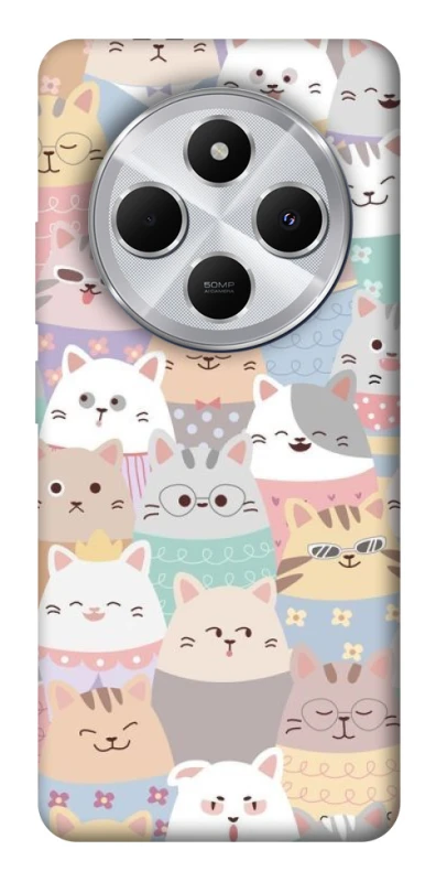 Чохол на Xiaomi Redmi 14C / Poco C75 Funny Kittens ver.2 фото 1 з 1