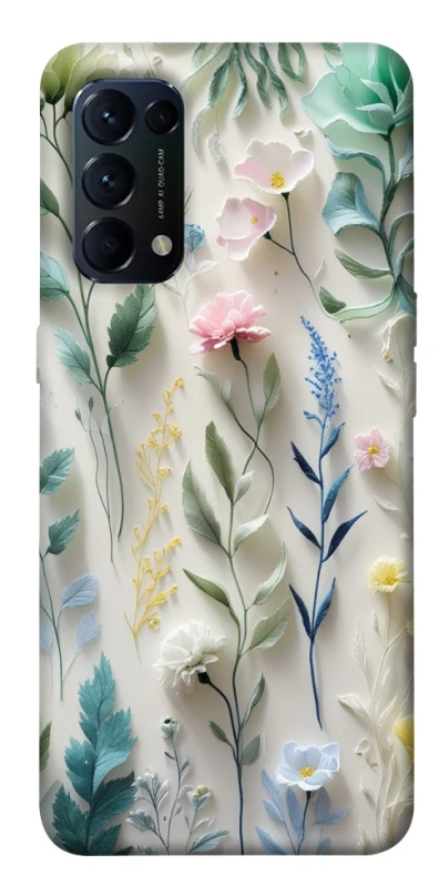 Чохол на Oppo Reno 5 4G Floral design ver.3 фото 1 з 1