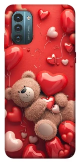 Чехол на Nokia G21 bear in hearts фото 1 из 1